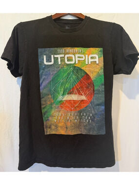 Todd Rundgren On The Road With Utopia 2018 Concert Tour T-Shirt Black - M